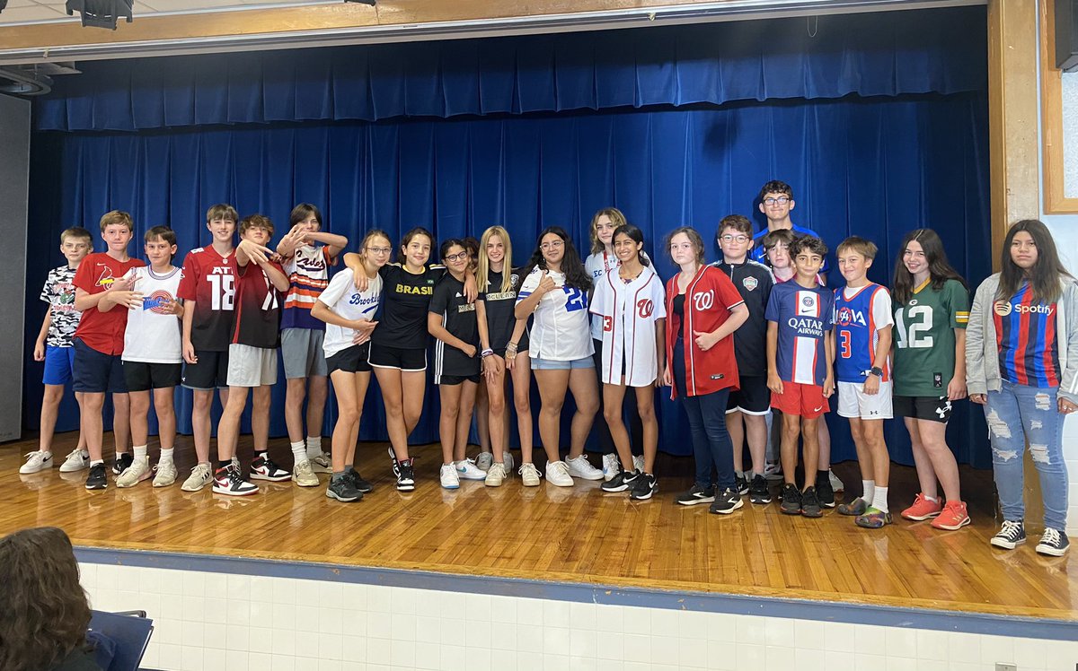 Jersey day was a hit!!! Our lancers showed up and showed out! <a href="/LongfellowFCPS/">LongfellowMS</a>