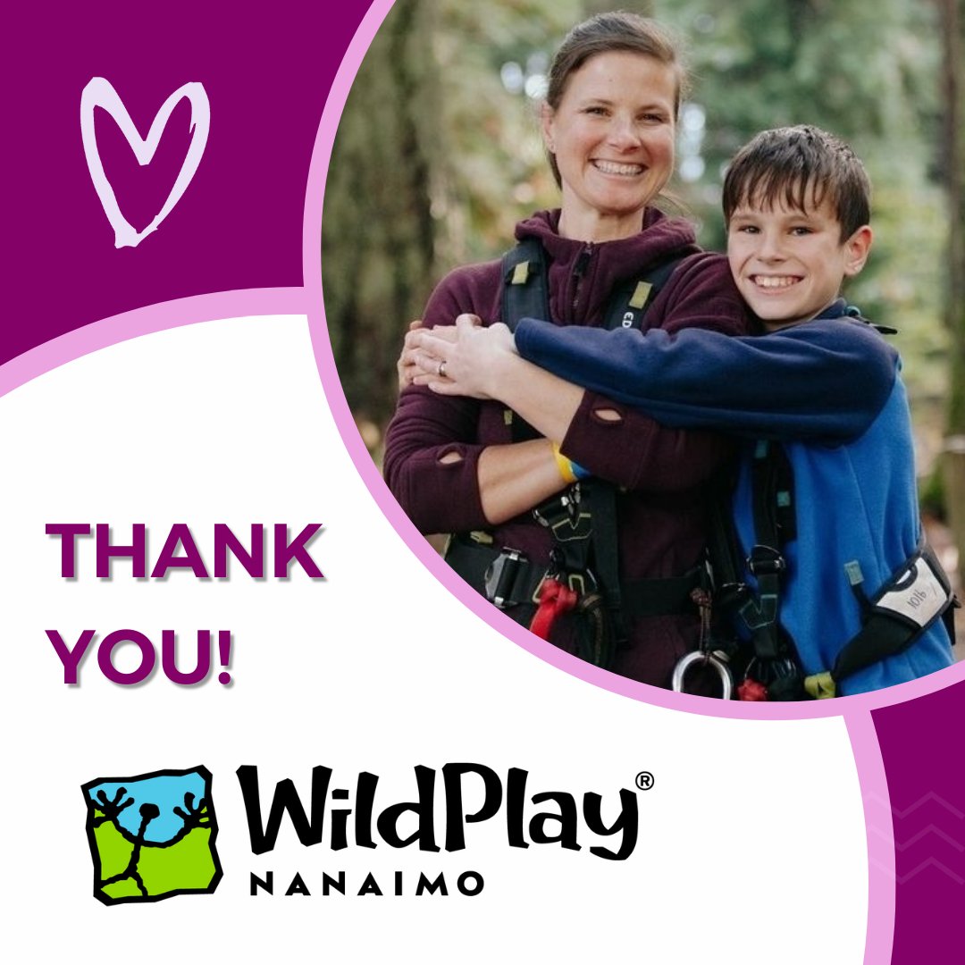 Thank you to Ted Nathanson and the team at Wildplay Nanaimo for donating Adventure Course passes to Haven Society! We are extremely grateful for your support and generosity!
Learn more at: wildplay.com

#Wildplay #WildplayNanaimo #ElementParks #AdventurePark #Nanaimo