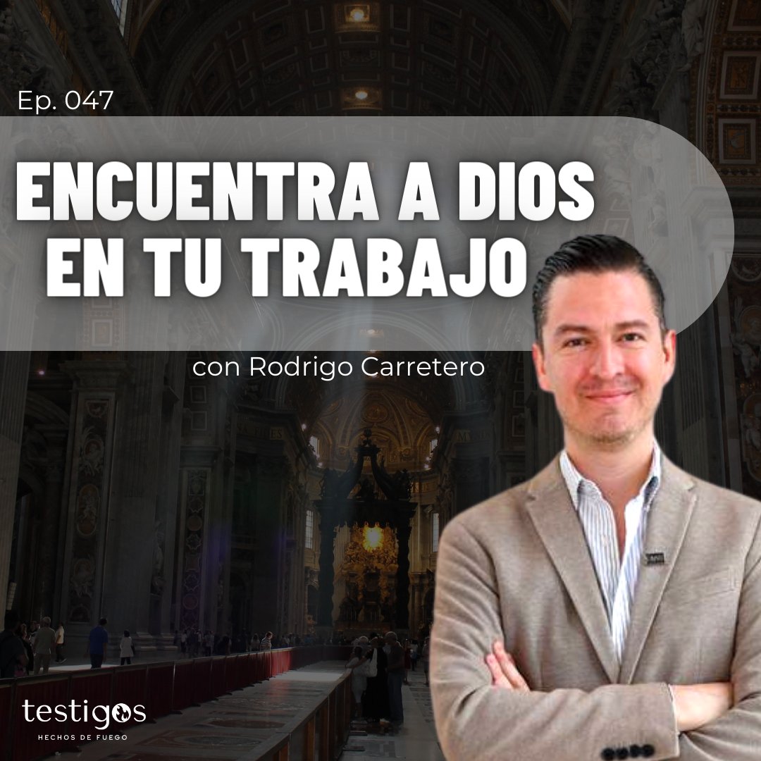 PodcastTestigos's tweet photo. Para terminar la semana laboral, ¿que tal ver o escuchar nuestro último episodio con Rodrigo Carretero?

Si eres de los convencidos que se puede practicar la fe en tu trabajo, esta entrevista es para ti. https://t.co/crxHaBULyD