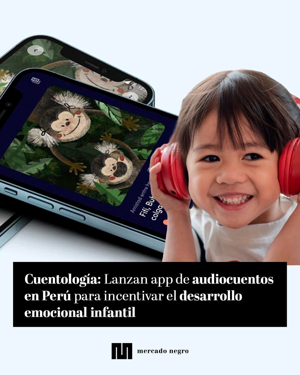 Se trata de Cuentología, la primera biblioteca digital de audiocuentos creada por peruanos y avalada por psicólogos. 
📌Conoce más ► bit.ly/3Ry5e4N