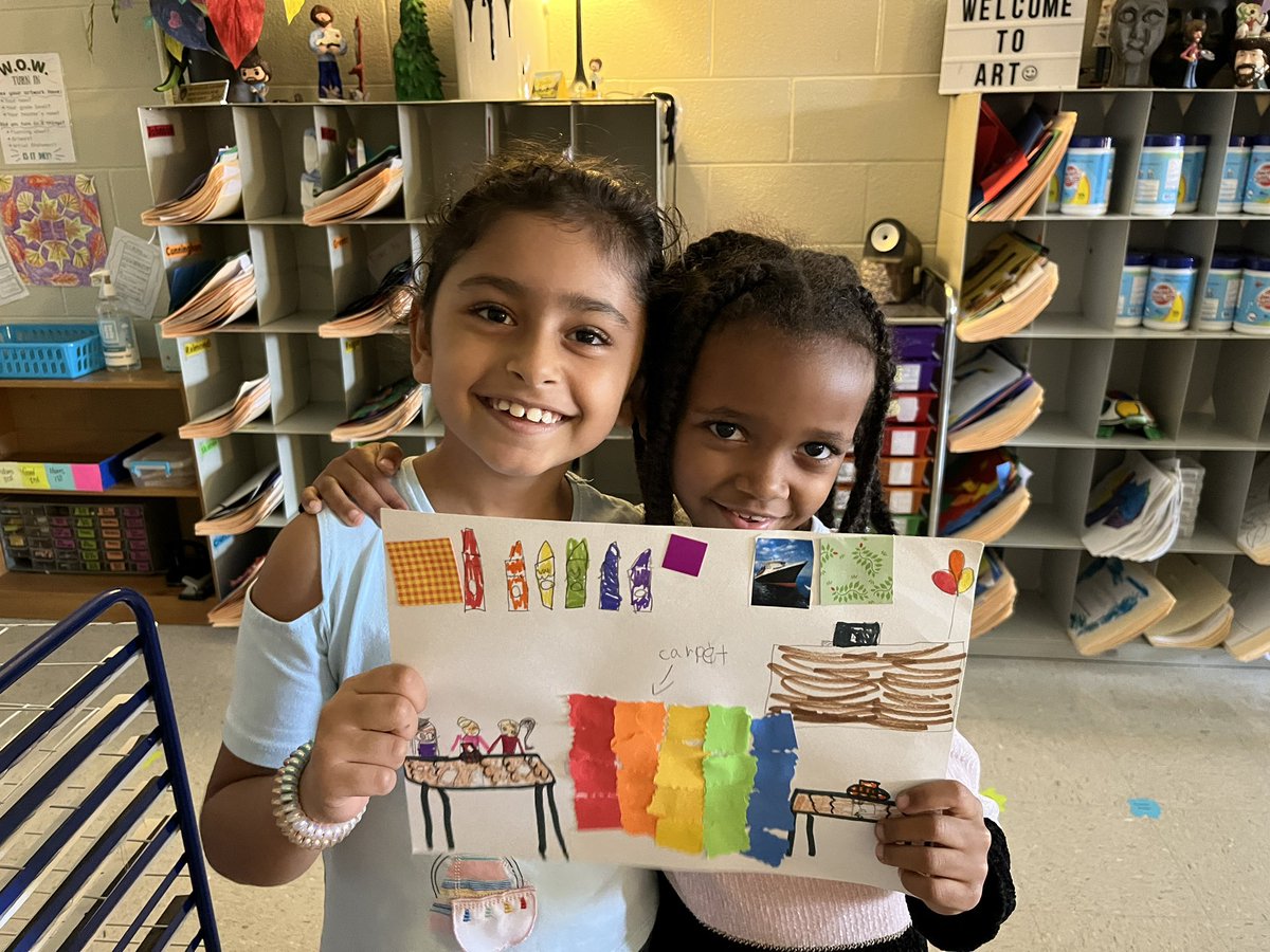 RSEsmART's tweet photo. I have thoroughly enjoyed listening to groups present their collaborative collage challenges! Students then voted on the one they felt was the most successful and that one will be displayed in the hallway! They have all done a fantastic job! @RSELions https://t.co/WdolNHd9fj