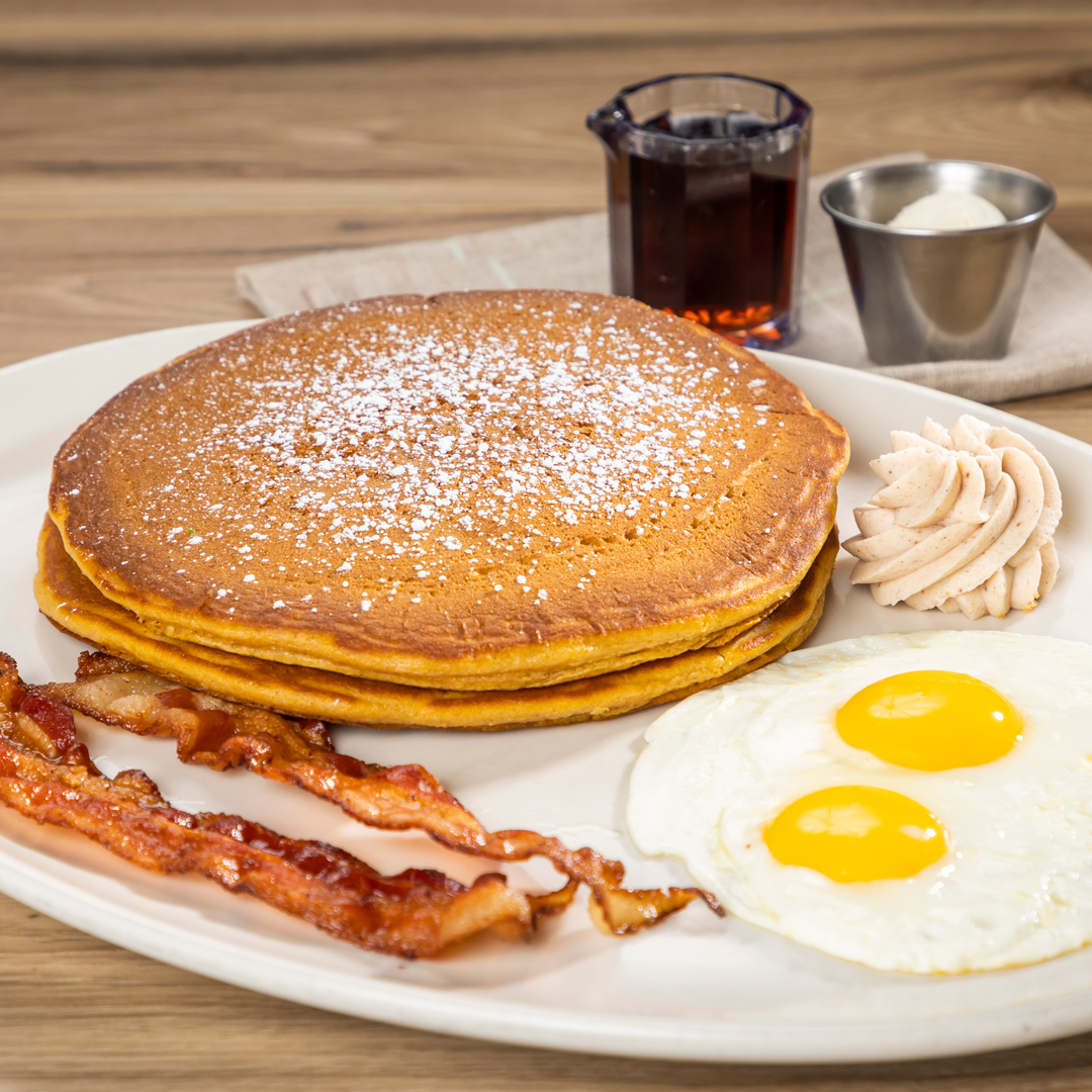 Hofs_Hut's tweet photo. Don’t mind us, just daydreaming about our Pumpkin Pancakes! Available for a limited time. https://t.co/RK7LNyBevl
