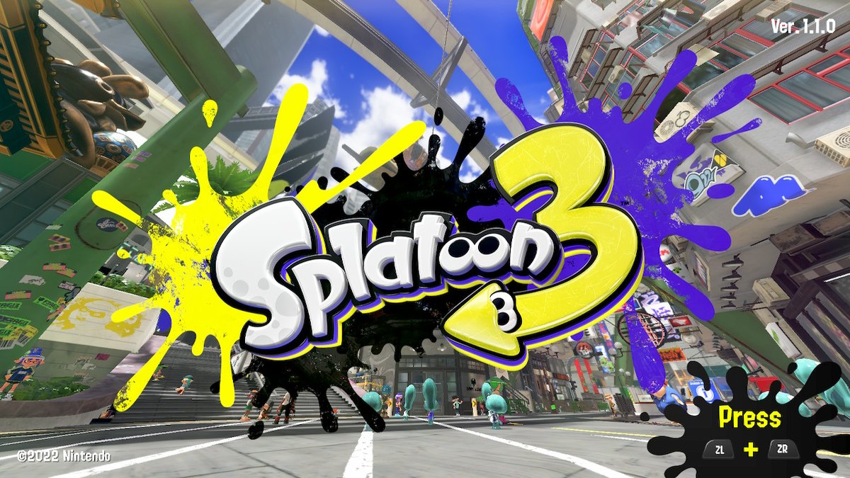 PurpleEmperor23's tweet photo. Goodbye Splatoon2   #Splatoon3 #NintendoSwitch https://t.co/CqD3g9mrC4
