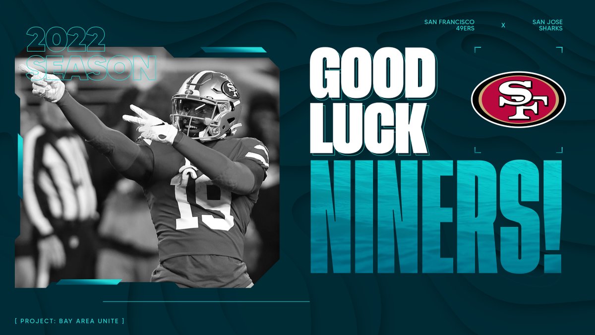 SanJoseSharks's tweet photo. Football’s back 🏈 Good luck @49ers!! 

#BayAreaUnite x #FTTB https://t.co/imuwNOxRsh