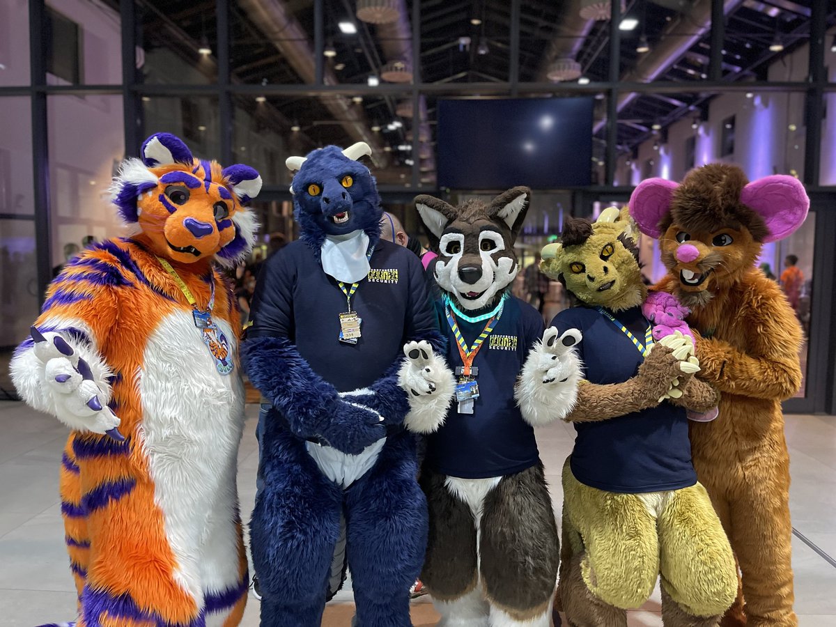 JollyTiger2's tweet photo. #EF26 with friends, my first EuroFurence. It was a beautiful experience, I hope I can attend again soon
#FursuitFriday
Me ✂️ @SewingStuffs
@Alastago And @MisterWhip ✂️ @AW_Runaway
@werepak and @ben300 ✂️ @TheKarelia
📷 Sorry, don't know https://t.co/j5odKp0vFo