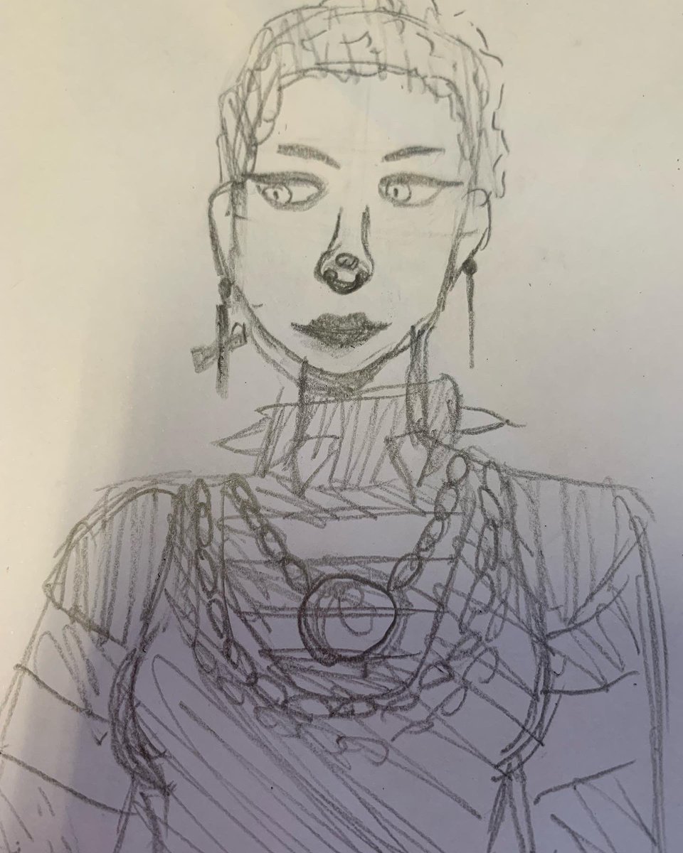 starfleshmoon's tweet photo. a drawing of another pretty person from pinterest #drawing #art #digitalart #artmoots #commissionsopen #commissions #digitaldrawing #hethey #theyhe #pinterest https://t.co/i21Lrn5f3S