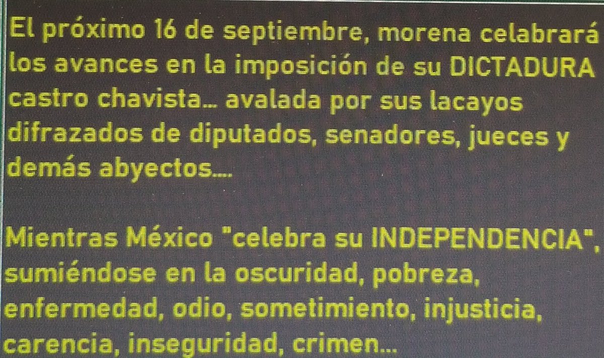 SarinasasV1's tweet photo. #BanderaAMediaAsta en Mexico avanza la dictadura https://t.co/HzIZpFVYkM
