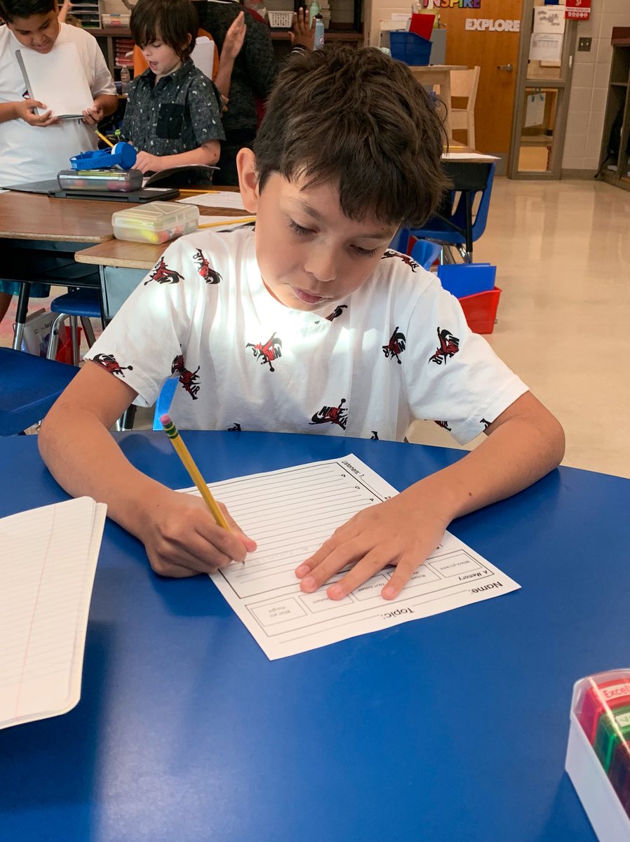 flearningallday's tweet photo. Diving into the writing process using @gretchbernabei writing structures and sharing our Ba-Da-Bings. #TobiasProud @TobiasExplorers https://t.co/DhM0EI8xHY