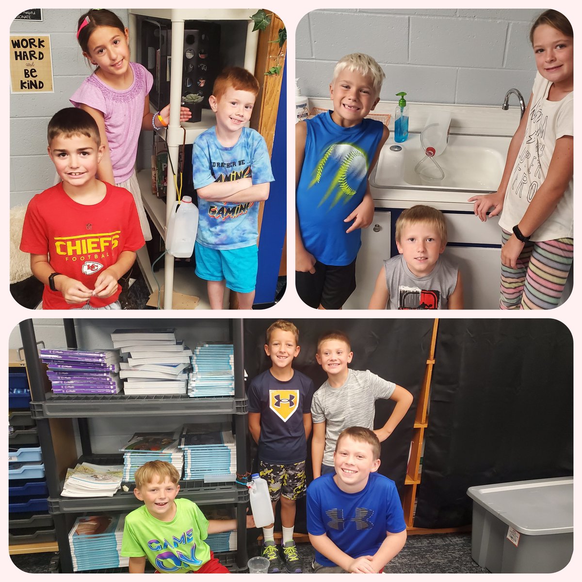 ashleyarbuck's tweet photo. 3rd graders enjoyed working together to engineer a plan and making it come to life during science this week! #wateringplants #emwolves https://t.co/e3TDhkAYq5