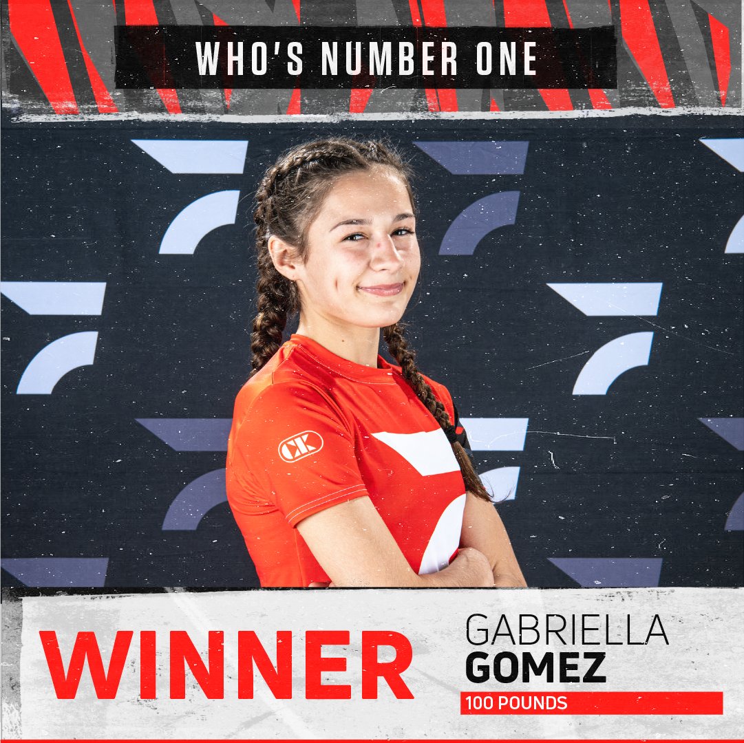 Gabriella Gomez comes storming pack to get the fall after trailing 5-0 and she stays atop the rankings at 100 pounds.

Presented by <a href="/CKAwrestling/">Cliff Keen Wrestling</a>