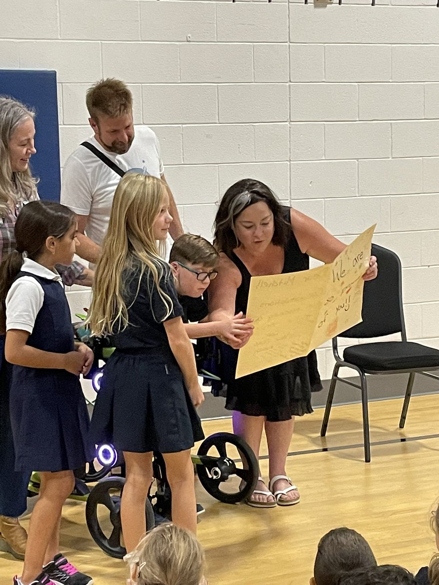 Mrs. Banyai (@ms_banyai) on Twitter photo Today was such a special day as we celebrated one of our class family members! Mitchell is the first person in Canada to reach a million steps in his Trexo! We went out as a school and tried to match Mitch’s million steps! We are so proud of you! #superstar <a href="/OLVMWolverines/">Our Lady of Victory</a> Today was such a special day as we celebrated one of our class family members! Mitchell is the first person in Canada to reach a million steps in his Trexo! We went out as a school and tried to match Mitch’s million steps! We are so proud of you! #superstar <a href="/OLVMWolverines/">Our Lady of Victory</a>