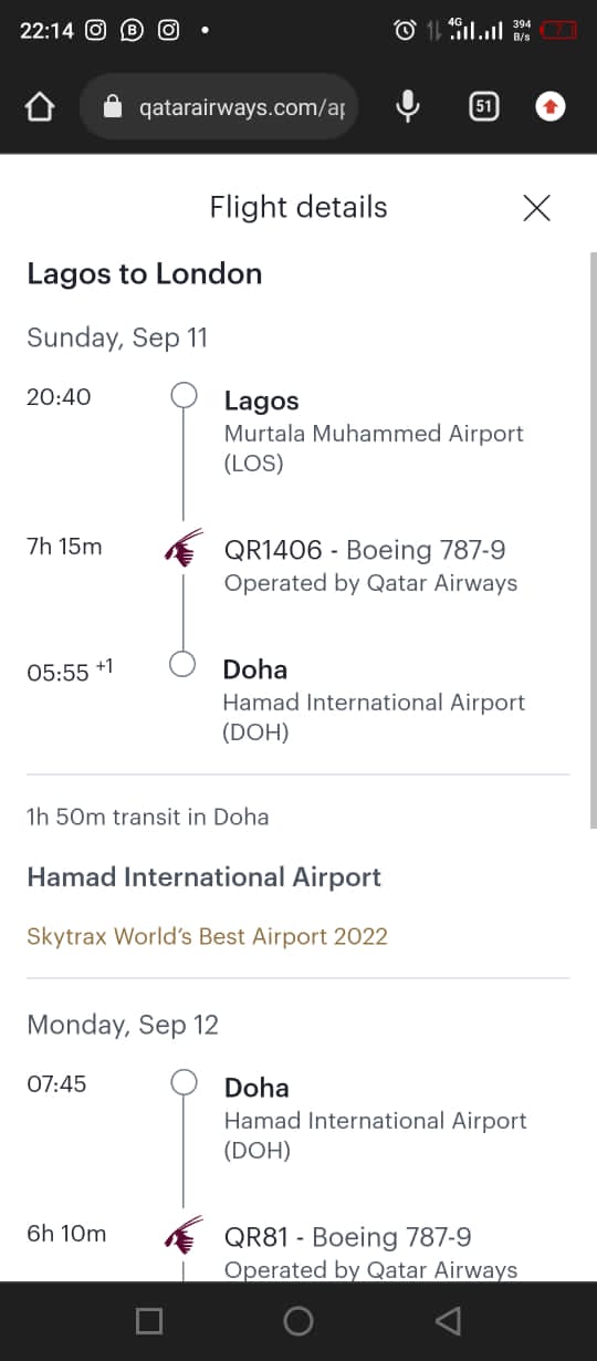 Qatar Airways on Twitter "iamoluwagbade Hello, Samuel. There is no