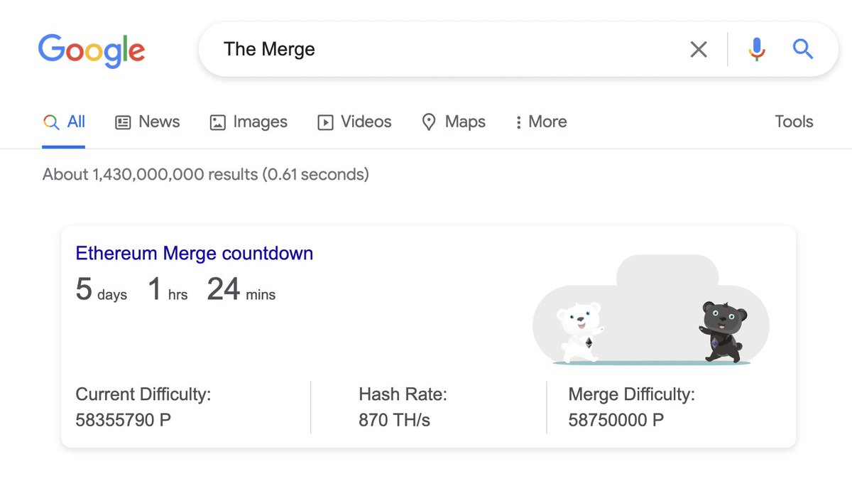 Bankless's tweet photo. Google knows what's up https://t.co/zC2dCaoufs
