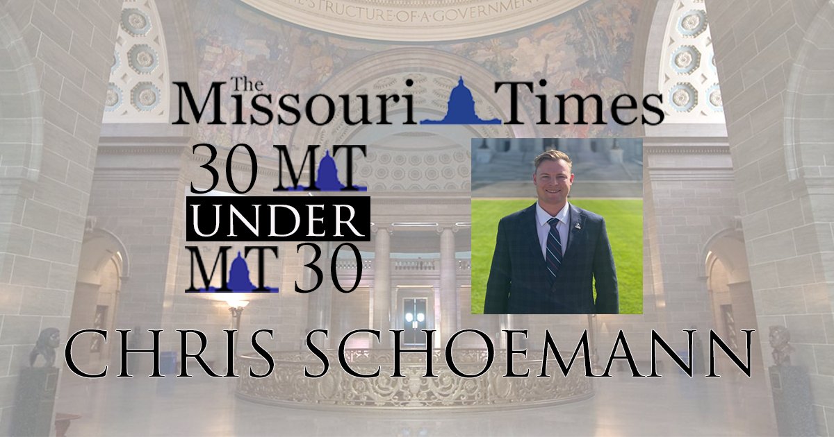 Missouri Times #30UNDER30 Honoree: Chris Schoemann, nominated by Steve Tilley.
Join us in celebrating our honorees and roasting Senator <a href="/calebrowden/">Caleb Rowden</a> Monday night at the <a href="/missourisoybean/">Missouri Soybeans</a> Association.