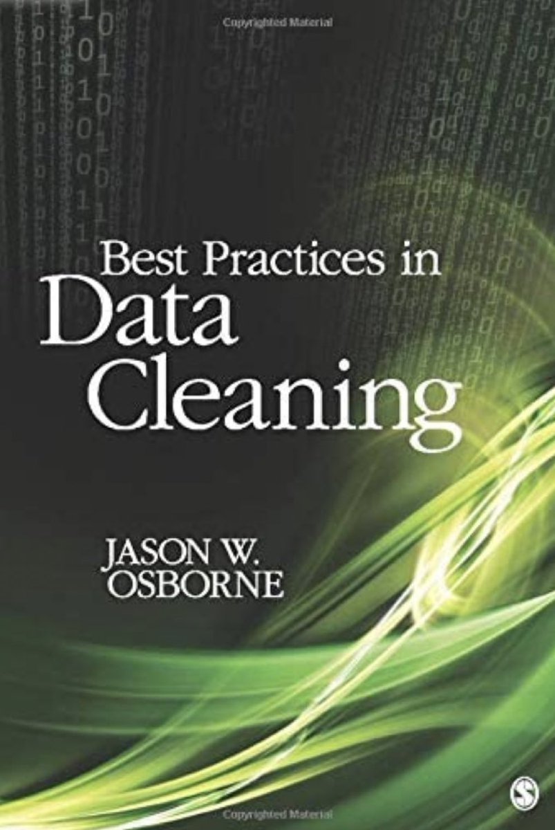 Simple Yet Practical #DataCleaning #Python Code Snippets to fix common scenarios of messy data: bit.ly/3hpthSD ——— #DataLiteracy #BigData #DataScience #MachineLearning #AI #100DaysOfCode #DataWrangling — ➕Book 'Best Practices in Data Cleaning' at amzn.to/2VeeUE2