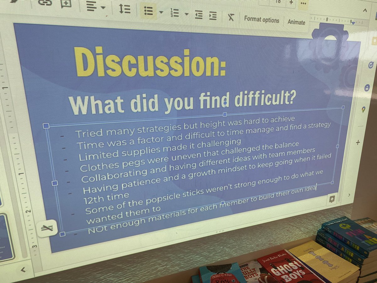scott_classroom's tweet photo. Grace 7s crushed another Team Building Challenge today! Follow up discussions led to some great observations about resources, communication and time management. https://t.co/BlEFrmf0ot