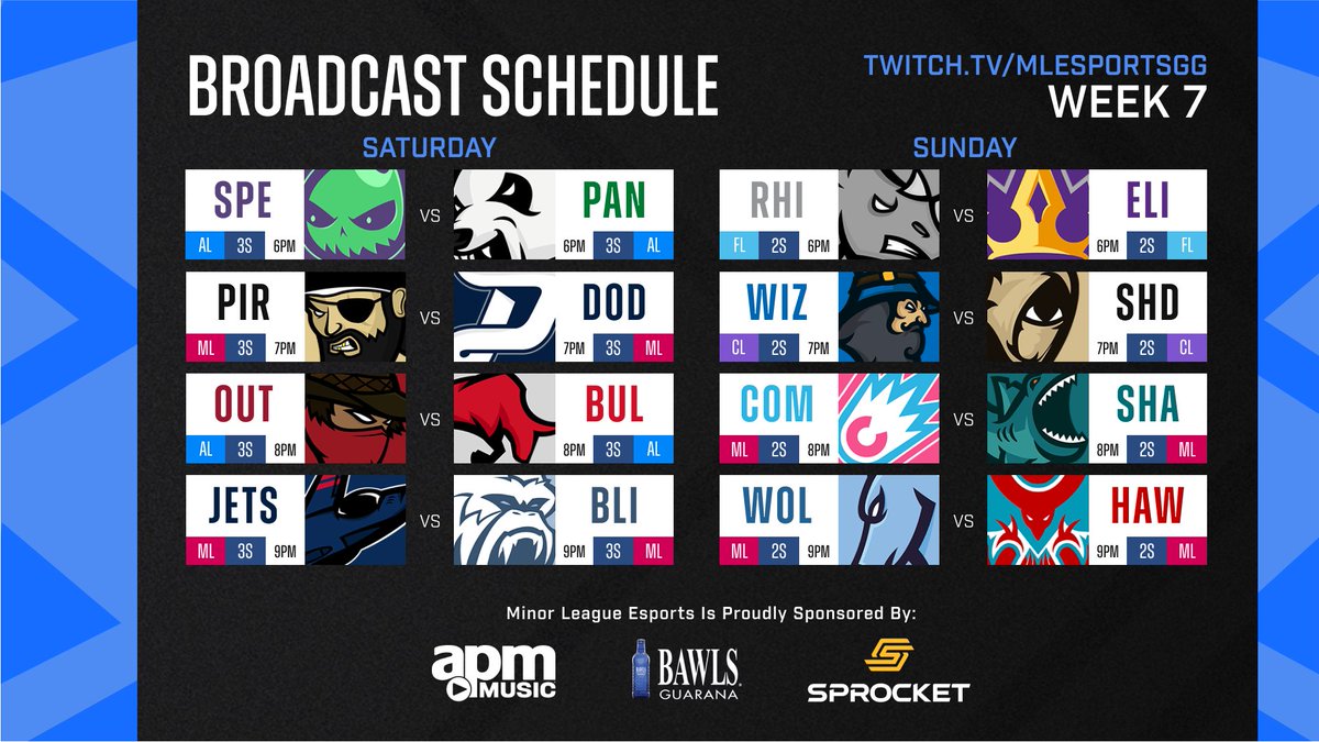 Like #RocketLeague? 

Sure you do. Tune into the #MLENetwork this weekend as we bring you 8 more cracking series presented by <a href="/APMMusic/">APM Music</a> 

twitch.tv/mlesportsgg

#MLE #MLE14 #Esports