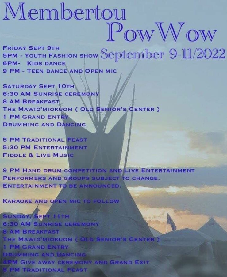 Join us this weekend to celebrate our community PowWow. 

The details are below 👇🏽

All are welcome, see you there!