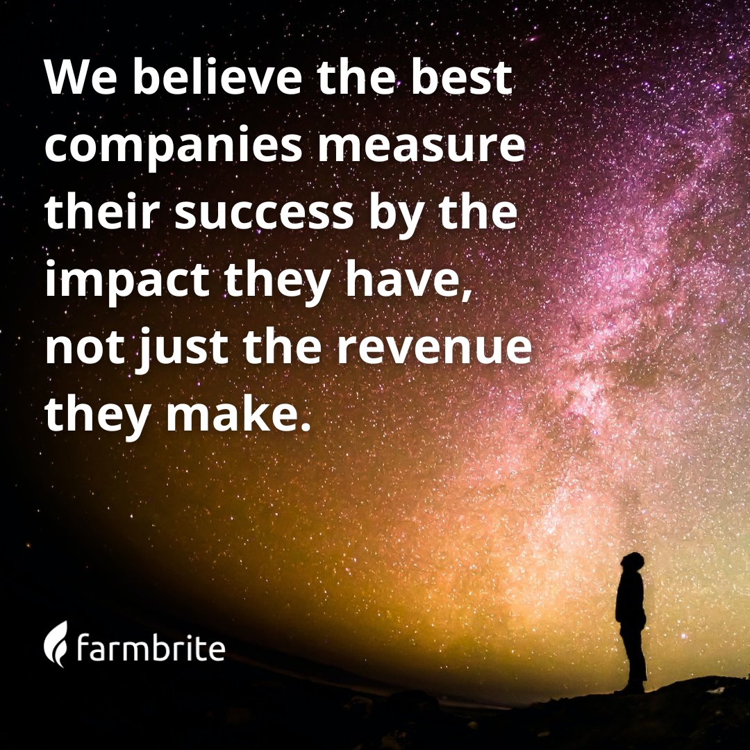 farmbrite's tweet photo. We're on a mission to help feed the world by helping farmers be more efficient and produce higher yields more sustainably. Learn about our community programs at https://t.co/1k6C5LHBXN

📸 @grakozy 

#impact #positive #quotes #community #positivity https://t.co/RH9wo4ILS4