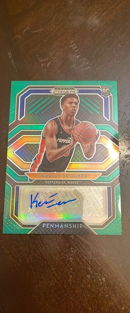 NYCardGuys's tweet photo. Kessler Edwards Green Prizm auto
$5 pwe 
@CardboardEchoes @sports_sell @MDRANSOM1 https://t.co/opGObsyGpy