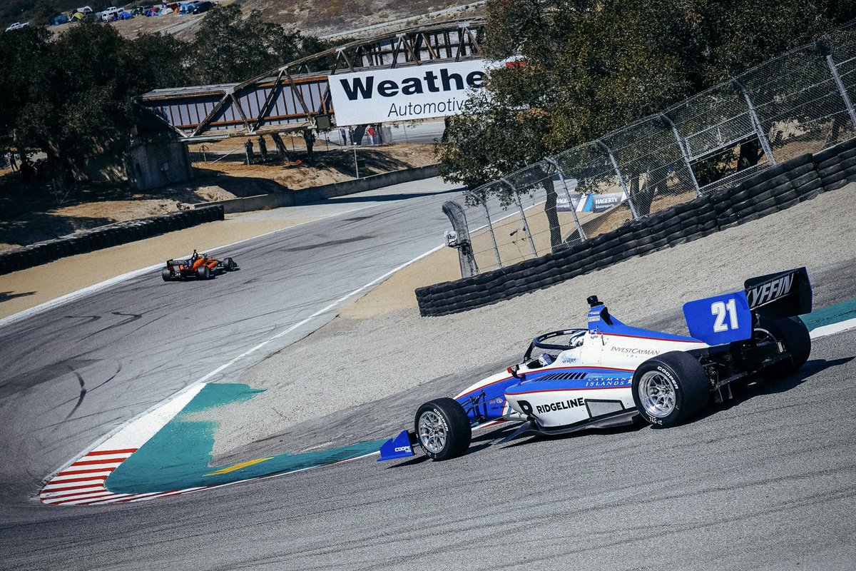 The Corkscrew: completed it ✅ Feeling good about our potential tomorrow. Bring on qualifying. 📸 x @kokoromedia / #IndyLights / #TeamCooperTire / #HMDMotorsports / #FirestoneGP