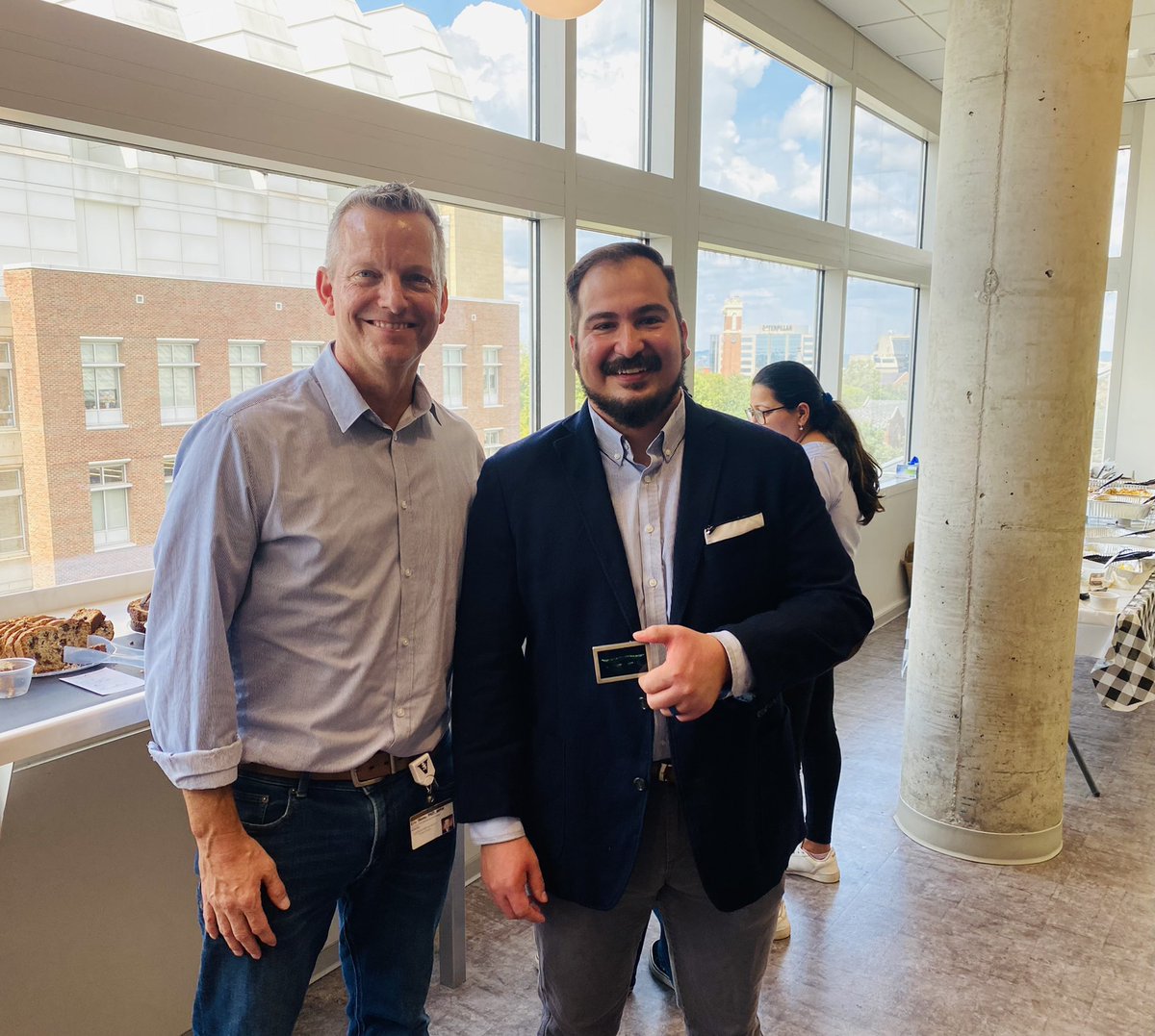 Eric Skaar (@ericskaar) on Twitter photo Congratulations to Dr. Emilio Rivera on the defense of his outstanding thesis from our lab and <a href="/CaprioliLab/">Caprioli Lab</a> and <a href="/SpragginsLab/">Spraggins Lab</a>. Emilio and his new belt buckle are off to <a href="/LosAlamosNatLab/">Los Alamos National Laboratory</a> to discover big things and make a difference! Good luck Emilio! 🦠 🧪 Congratulations to Dr. Emilio Rivera on the defense of his outstanding thesis from our lab and <a href="/CaprioliLab/">Caprioli Lab</a> and <a href="/SpragginsLab/">Spraggins Lab</a>. Emilio and his new belt buckle are off to <a href="/LosAlamosNatLab/">Los Alamos National Laboratory</a> to discover big things and make a difference! Good luck Emilio! 🦠 🧪