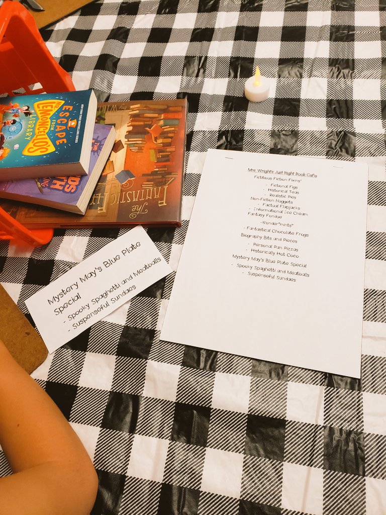 Back at it!! Book tasting at Hamilton Elementary @Hamilton_ES @lcps #gladtobeback
