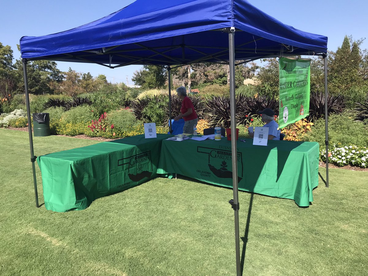 We are set up and starting the Garden Party!