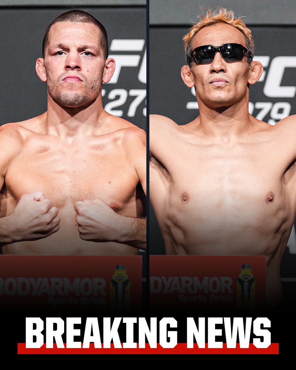 SportsCenter's tweet image. Dana White announced live on Instagram that Nate Diaz vs. Tony Ferguson will now headline #UFC279 with Khamzat Chimaev vs. Kevin Holland as the co-main event 🤯