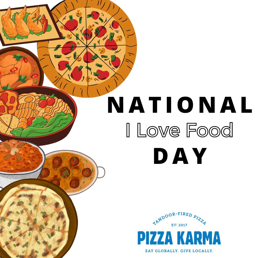 Let's be real, we're all lovers of food. 

To celebrate this tasty holiday, come grab a bite to eat at your nearest Pizza Karma location. 

#PizzaKarma #mplsfoodie #nationalilovefoodday