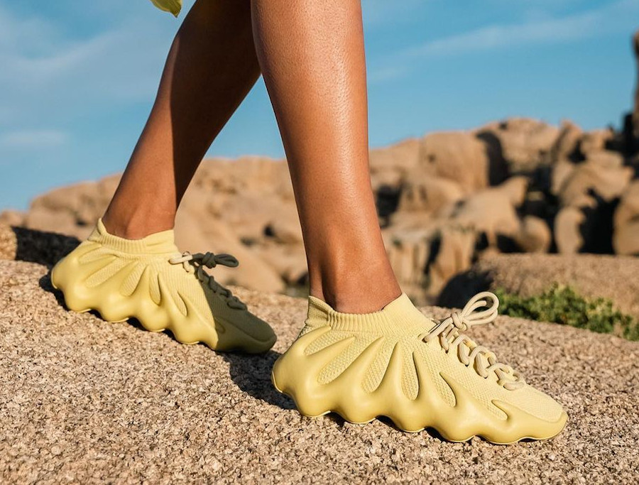 yeezy 450 resin on feet