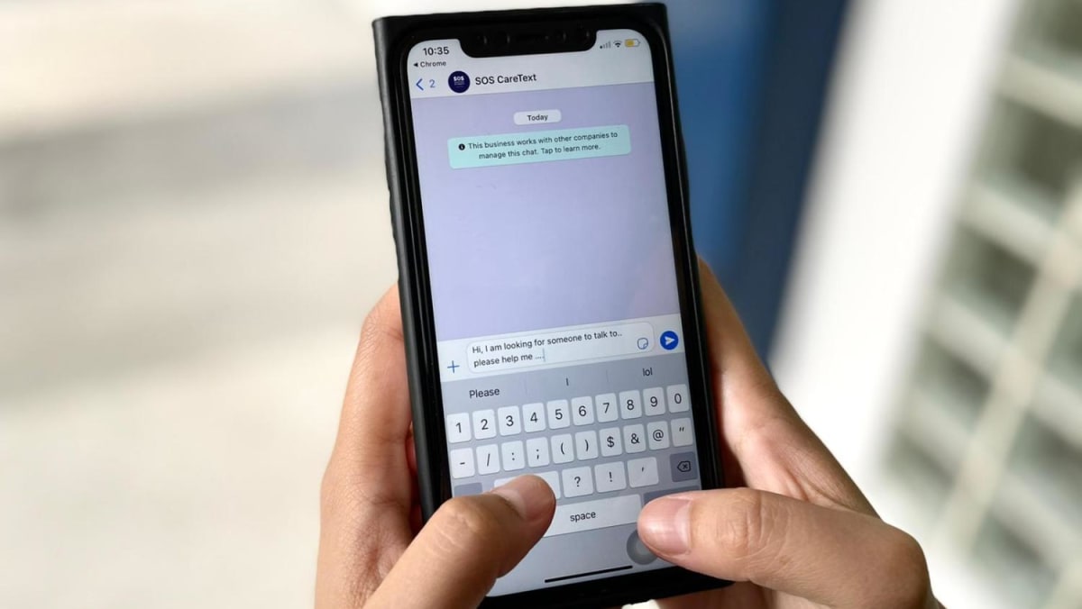 SOS launches 24-hour WhatsApp service to help people in distress cna.asia/3BvTkm4