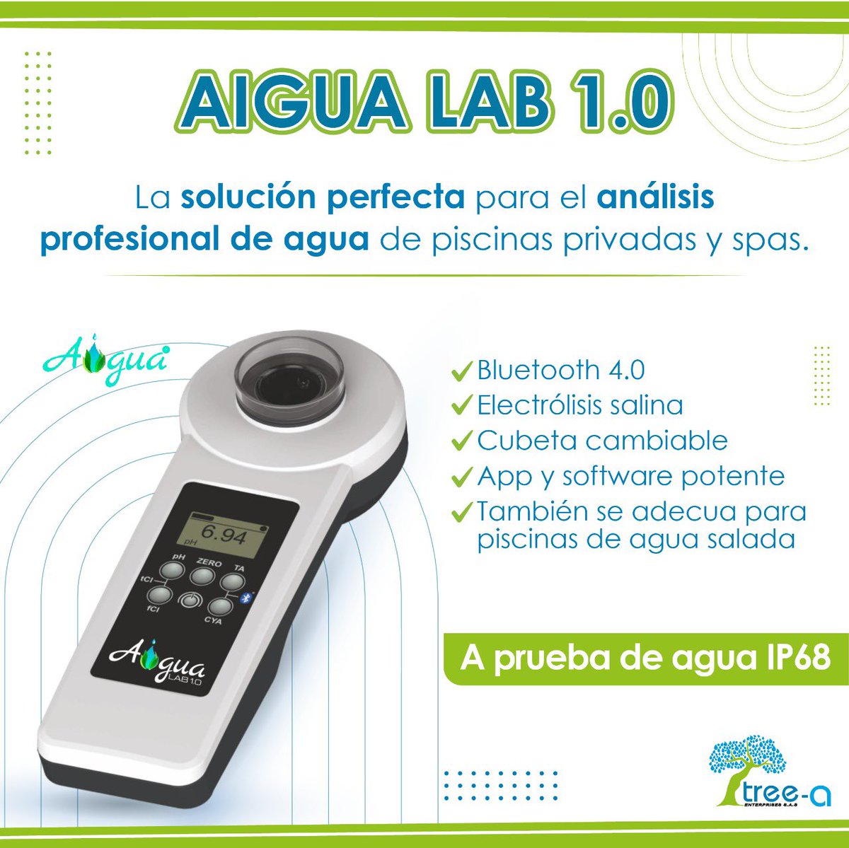 treeaenterprise's tweet photo. 👉 Ten presente que 1️⃣ Requiere de reactivos no incluidos en el kit básico y 2️⃣ Requiere tabletas de reactivo de glicina si hay cloro presente (no incluidas en el kit básico) 🙌 Adquiere el tuyo en 🌐 https://t.co/5CB5SapJFb o en nuestra línea de 📲 whatsapp 322 510 0966
#Treea https://t.co/6wkEikgQxr