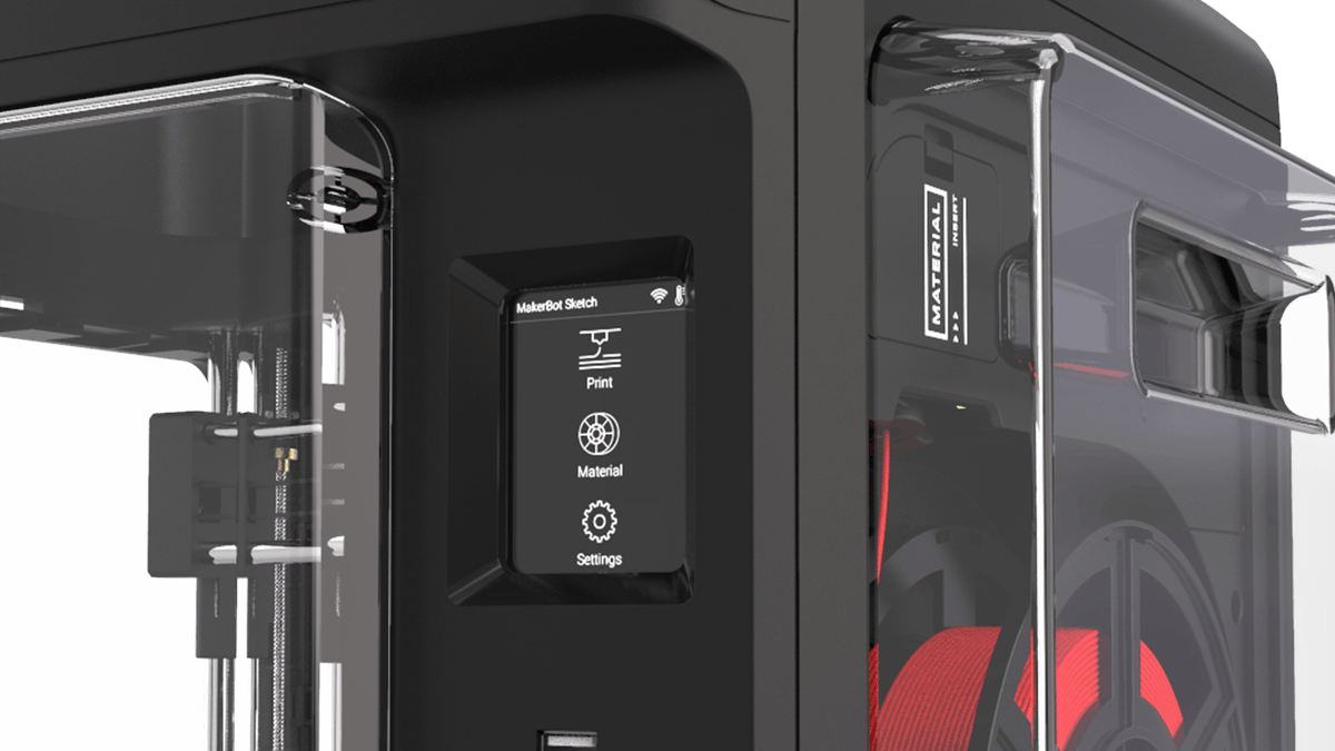 MakerBot_LATAM's tweet photo. Coloca tu impresora en cualquier lugar del aula sin preocuparte de manos curiosas e imprime con tranquilidad con un filtro de partículas instalado en cada impresora. Sketch https://t.co/94Pi3aVyKK