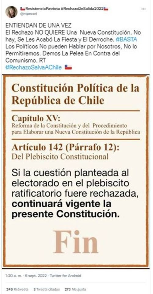 mutante321's tweet photo. @aldunatefran @ipoduje @ciper Pfff! Perso @aldunatefran 😂🤣, la periodista que parece Bot 🤖 ultrona de las 3 comunas de la MINORÍA cavernaria y activista de la #OperacionRechazo, sin trabajo en terreno, cuestionando a @ciper 🤷‍♂️
Cobra sentido el #Chile del #Uróboro 🐍 https://t.co/GwnF9hFcFi