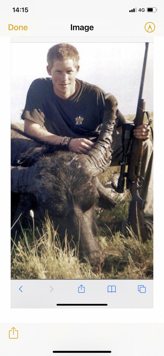 Olga03713154's tweet photo. @7Jack10 @chrisshipitv I think he’s as much to blame. He’s not a nice person. He’s a nasty racist and takes pleasure in killing animals. He was known as Bunker Harry in Afghanistan. https://t.co/76IZvskgMM