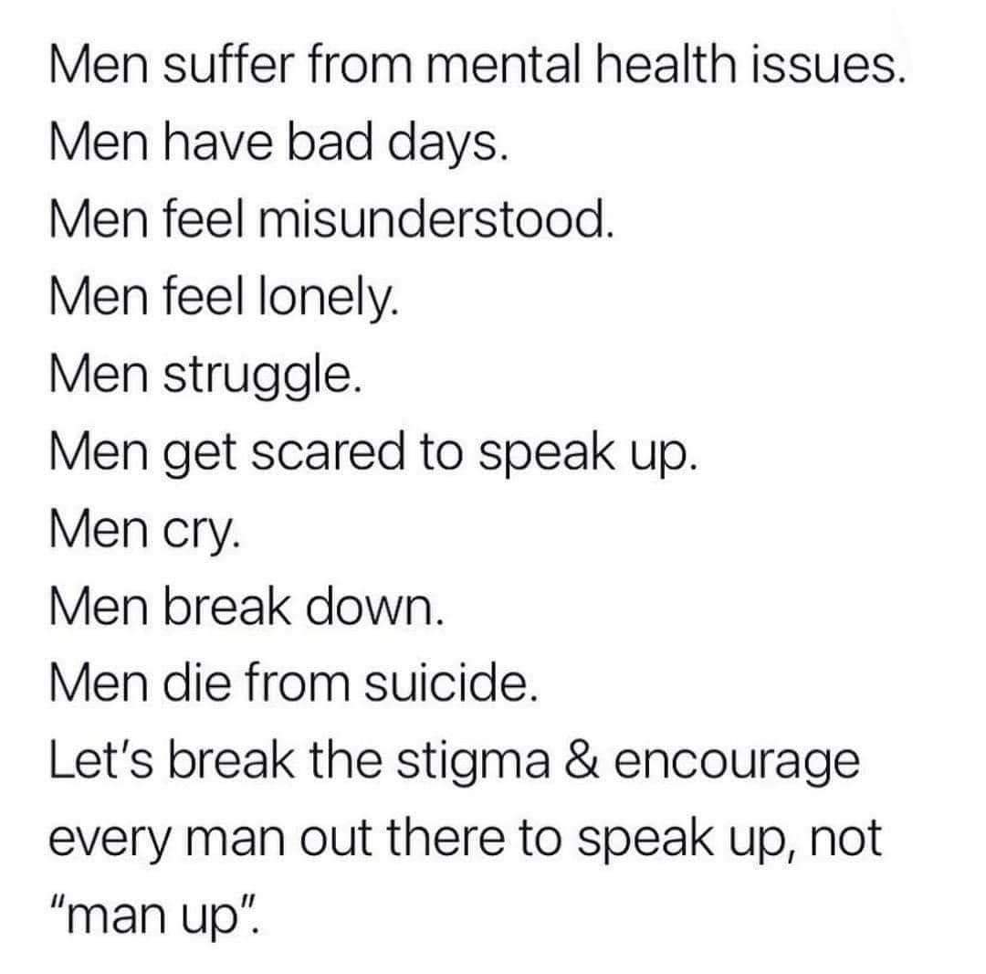 kalu_bole's tweet photo. #ItsOkMan
#WorldSuicidePreventionDay https://t.co/AnlmuRVxoW