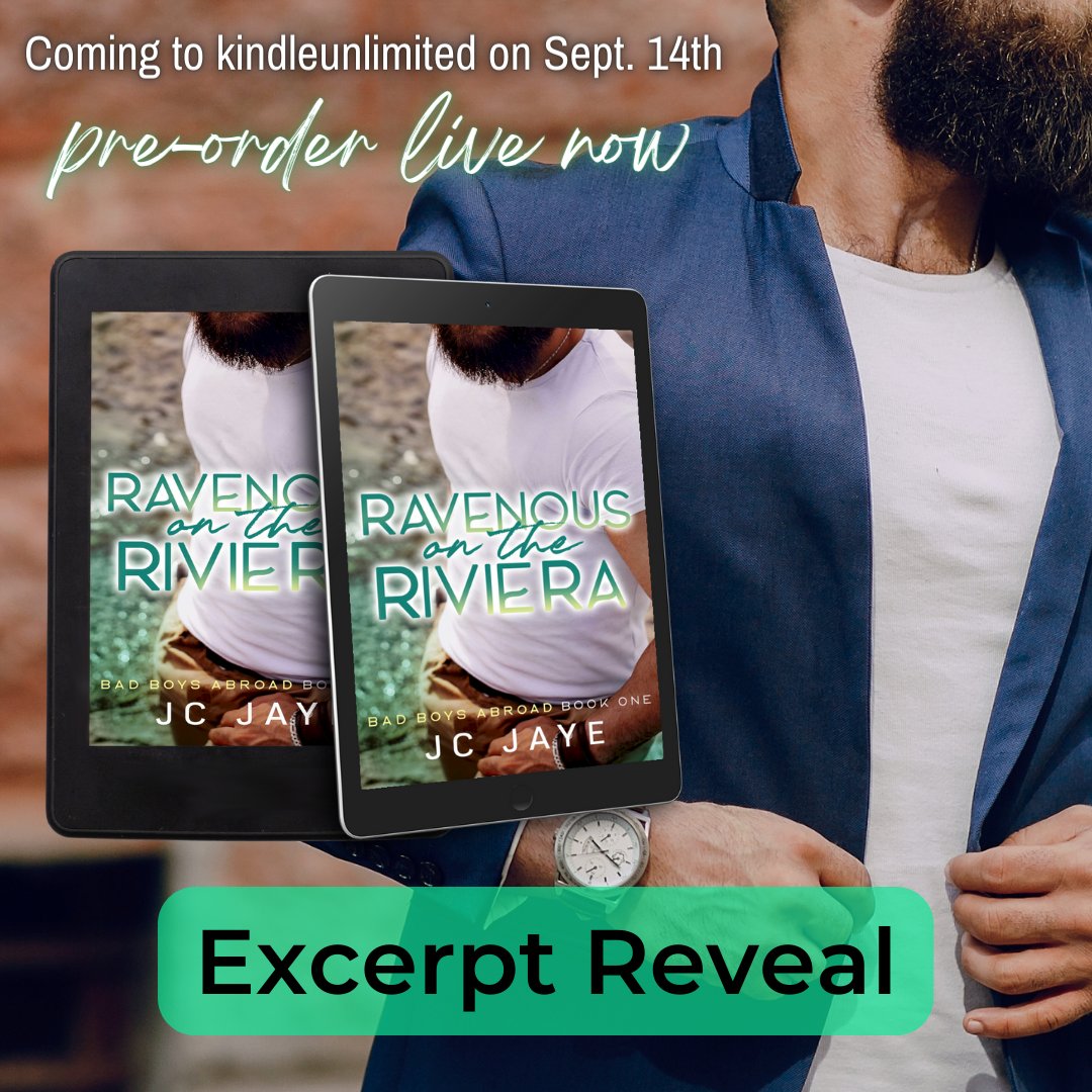 melvinstyler1's tweet photo. 🔥 EXCERPT REVEAL 🔥
Ravenous on the Riviera by #JCJaye releases on Sept 14th! 

#Excerpt: https://t.co/AJ1GgYvYBg

#PreOrder: https://t.co/Nt6WS6EVRU

#Goodreads: https://t.co/mEyBtD5rnr

#RotRExcerpt #ContemporaryRomance #BlueCollarRomance #VacationRomance #Instalove @HEAPRMore https://t.co/CAcJzfNqLy