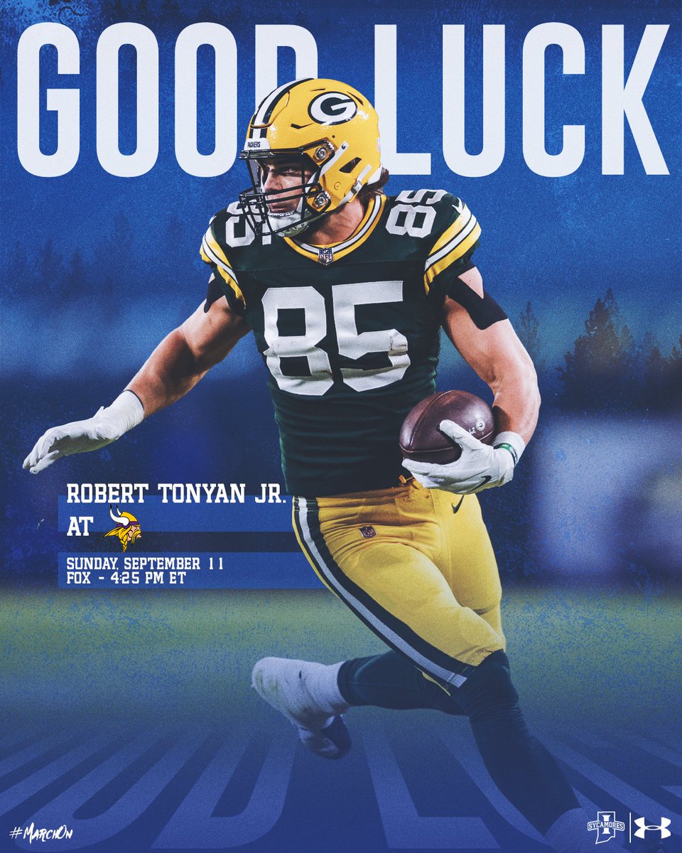 The season starts this afternoon for <a href="/RobTonJr/">Robert Tonyan Jr.</a> and <a href="/packers/">Green Bay Packers</a> - and we're glad to see #85 back on the field.

Good luck this season!

#MarchOn | #ProTrees