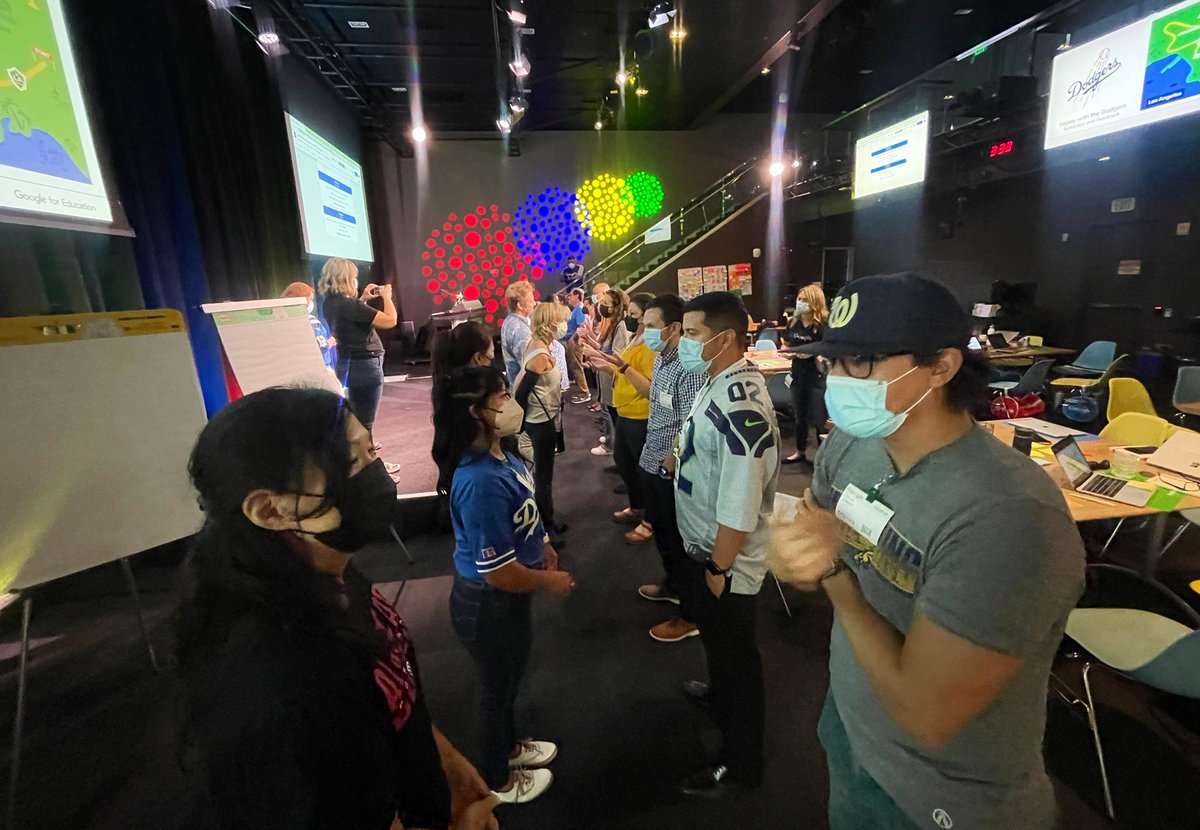 Fantastic way to spend an @ITI_LAUSD Friday partnering w/ <a href="/GoogleForEdu/">Google for Education</a> @Five_StarTech <a href="/EDUguy_TD/">Thomas Dickson</a> <a href="/MrsKBradford/">Katie Bradford (she/her)</a> to support our #GoogleCert L1 &amp; L2 <a href="/LASchools/">Los Angeles Unified</a> educators going through trainer bootcamp! 

#DigCitLA #CS4LAUSD #EmpoweredByITI

<a href="/LASchools/">Los Angeles Unified</a> Pillar 5: Investing in Staff!
