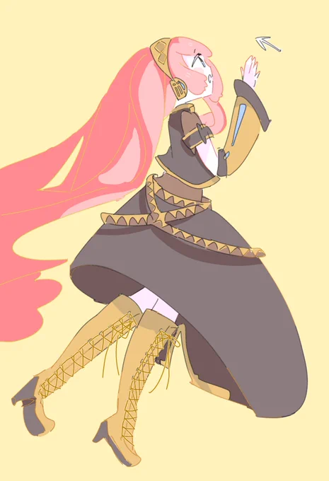 マスターを見つけると駆け寄っちゃう巡音ルカちゃん 