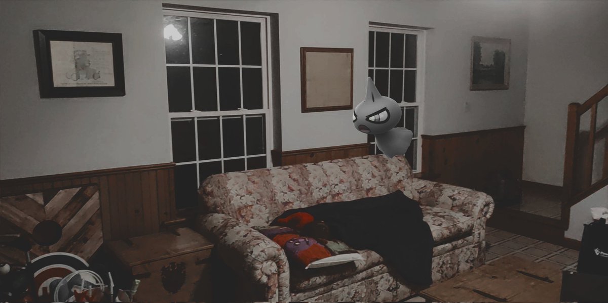 markosmodlife's tweet photo. There's a ghost at the cabin! He didn't like that he fell asleep before they could play 👻👻

#PokemonGoApp #pokemonar #pokemongo #pokemon #gosnapshot #pok #niantic #pokemonphotography #pokemongoar #pokemonart #pokemonarplus #ztdnews #pokemoncommunity #mon #pokemongoarplus https://t.co/EE97VUrZtF