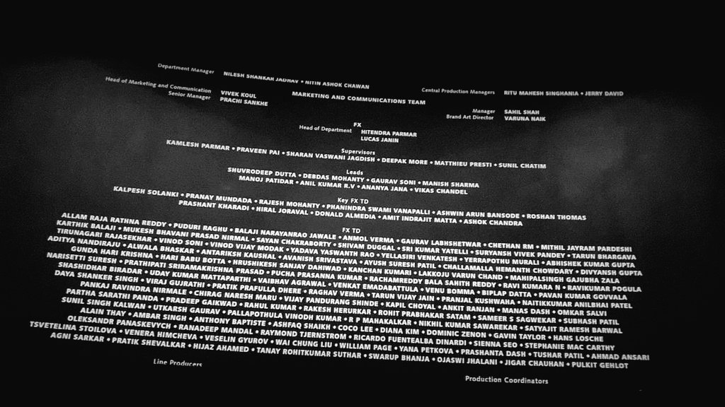 IamTech_G's tweet photo. finally my name on the big screen 😍🙈. a day i will remember forever.  very proud and happy to be part of this miraculous team.
#Brahmastra #FxTD https://t.co/rQOhkSvAZG