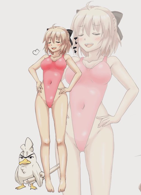 恒例の全身ver〜_(:3」z)_
そして…実は下には例のカルガモが… 