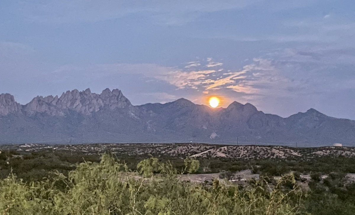 Moonrise over the Organ Mountains