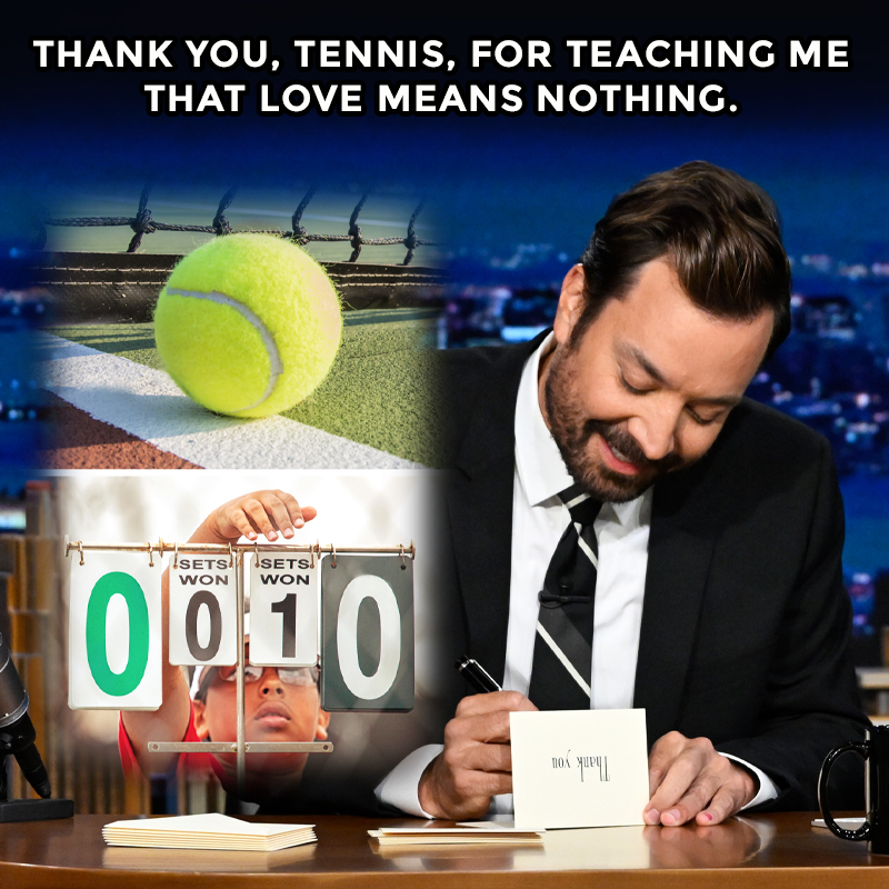 Game, Set, Match. FallonTonight fallontonight The Tonight Show