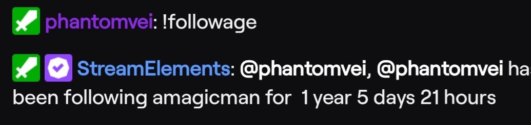 PhantomVei's tweet photo. Over 1 year of following @amagicmantv https://t.co/Bhhk25HnZ1