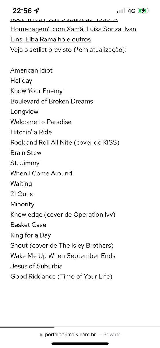 BarbedoMatt's tweet photo. @Danteskoo Por enquanto tá seguindo a setlist https://t.co/TNOLgXnaRJ