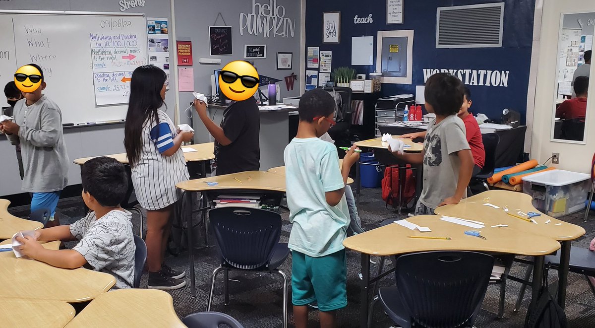 This week during dELD we were working on asking and answering questions with providing reasoning or evidence. Today we made fortune tellers and practiced our new skill on the spot. The kids loved it. #teambcsd #GoWildcats #deld <a href="/Williams_BCSD/">Williams Elementary BCSD🐾</a>