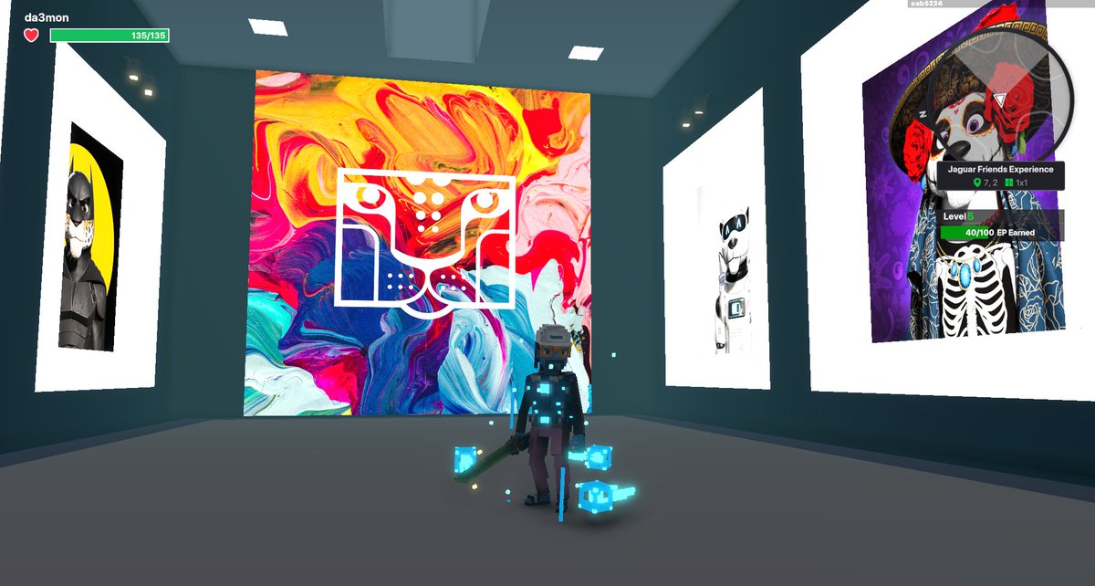 rykobinson's tweet photo. I just finished my quest on @jagfriends_nft experience on the #sandboxalphaS3 for a chance to win a Season 3 Alpha Pass! Here I am in Legendaries Room, check out my screenshot!

#jaguarfriends https://t.co/C6caP1y3iw